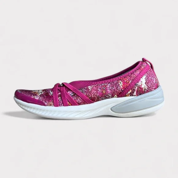 Bzees Women’s Niche Slip On Sneakers 8M Paisley Stretch Comfort Washable Shoes - Picture 4 of 10